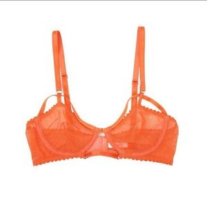 🍊 Lonely Lux Sheer Mesh Underwire Bra 32C